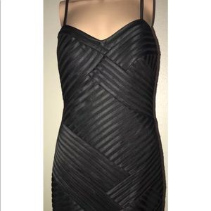 Garcia Black Lined Spaghetti Strap Dress Size L